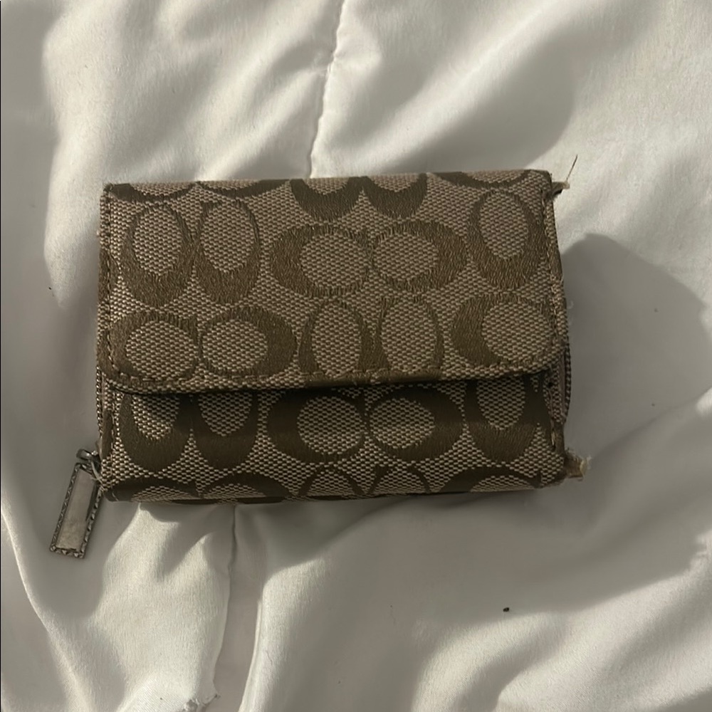 Coach Brown Signature Wallet